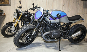 Track Grinder und BMW R nine T