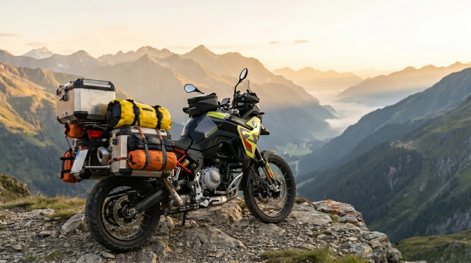 Wie die Hepco & Becker Gepäckbrücke an der F 900 GS im Alltag funktioniert - von der Montage bis zum Wochentrip mit Zelt.
